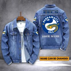 Auspiritmerch Parramatta Eels Personalized Denim Jacket Gift For Fans
