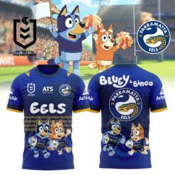 Auspiritmerch Parramatta Eels x Bluey and Bingo Shirt