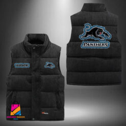 Auspiritmerch Penrith Panthers Personalized Style Sleeveless Puffer Jacket Gift For Fans