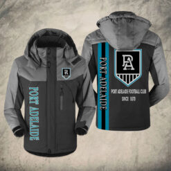 Auspiritmerch Port Adelaide Power Parka Windbreaker Jacket Gift For fans