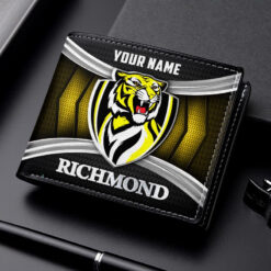 Auspiritmerch Richmond Football Club Power Personalized Leather Wallet Gift For Fans