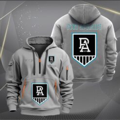 Auspiritmerch Port Adelaide Power Personalized Sports Hoodie Zipper Gift For Fans