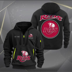 Auspiritmerch Queensland Reds Personalized Sports Hoodie Zipper Gift For Fans