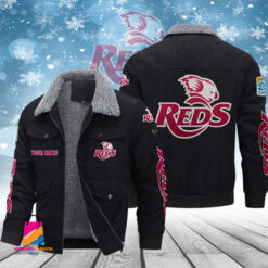 Auspiritmerch Queensland Reds Personalized Style Fleece Thermal Cotton Jacket