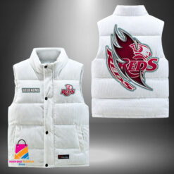 Auspiritmerch Queensland Reds Personalized Style Sleeveless Puffer Jacket Gift For Fans