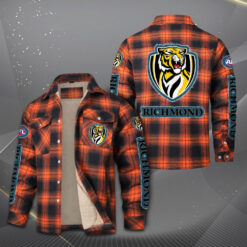 Auspiritmerch Richmond Tigers Fleece Thermal Cotton Jacket Gift For Fans