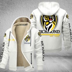 Auspiritmerch Richmond Tigers Hooded Fleece Thermal Cotton Jacket Gift For Fans