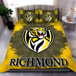 Auspiritmerch Richmond Tigers Personalized Bedding Set Gift For fans