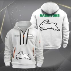 Auspiritmerch South Sydney Rabbitohs Personalized Sports Hoodie Zipper Gift For Fans