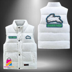 Auspiritmerch South Sydney Rabbitohs Personalized Style Sleeveless Puffer Jacket Gift For Fans