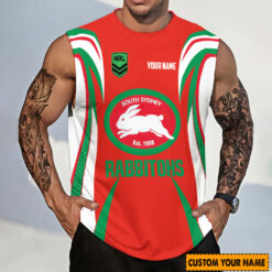 Auspiritmerch South Sydney Rabbitohs Personalized Tank Top Gift For Fans