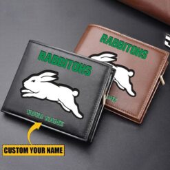 Auspiritmerch South Sydney Rabbitohs Personalized Zipper Folded Wallet For Fans