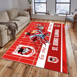 Auspiritmerch St. George Illawarra Dragons Fashion Carpet Rug Gift For Fans