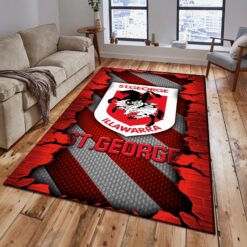 Auspiritmerch St. George Illawarra Dragons Fashion Carpet Rug Gift For Fans