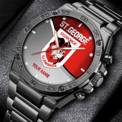 Auspiritmerch St. George Illawarra Dragons Personalized Fashion Hand Watch Gift For Fans