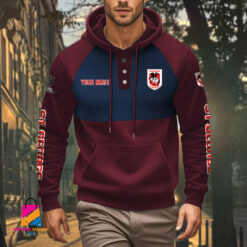 Auspiritmerch St. George Illawarra Dragons Personalized Sport Hoodie Gift For Fans