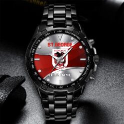Auspiritmerch St. George Illawarra Dragons Personalized Style Alloy Men Quartz Watch Gift For Fans