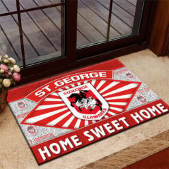 Auspiritmerch St. George Illawarra Dragons Rug Gift For Fans