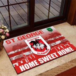 Auspiritmerch St. George Illawarra Dragons Rug Gift For Fans