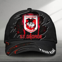 Auspiritmerch St. George Illawarra Dragons Sports Classic Cap Gift For Fans