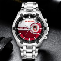 Auspiritmerch St. George Illawarra Dragons Style Alloy Men Quartz Watch Gift For Fans