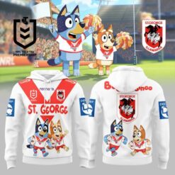 Auspiritmerch St. George Illawarra Dragons x Bluey and Bingo Hoodie