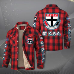 Auspiritmerch St Kilda Fleece Thermal Cotton Jacket Gift For Fans