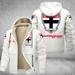 Auspiritmerch St Kilda Hooded Fleece Thermal Cotton Jacket Gift For Fans