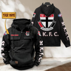 Auspiritmerch St Kilda Personalized Sports Hoodie Zipper Gift For Fans