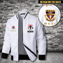 Auspiritmerch St Kilda Personalized Zip Bomber Jacket For Fans