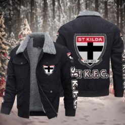 Auspiritmerch St Kilda Style Fleece Thermal Cotton Jacket