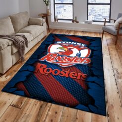 Auspiritmerch Sydney Roosters Fashion Carpet Rug Gift For Fans