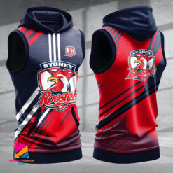 Auspiritmerch Sydney Roosters Hooded Tank Top Gift For Fans