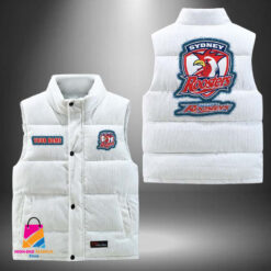 Auspiritmerch Sydney Roosters Personalized Style Sleeveless Puffer Jacket Gift For Fans