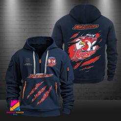 Auspiritmerch Sydney Roosters Sports Hoodie Zipper Gift For Fans