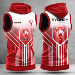 Auspiritmerch Sydney Swans Hooded Tank Top Gift For Fans