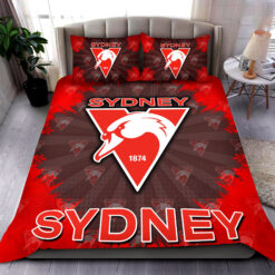 Auspiritmerch Sydney Swans Personalized Bedding Set Gift For fans