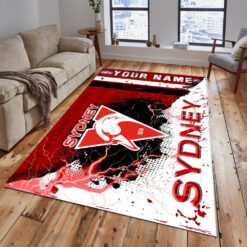 Auspiritmerch Sydney Swans Personalized Fashion Carpet Rug Gift For Fans