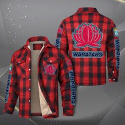 Auspiritmerch Waratahs Fleece Thermal Cotton Jacket Gift For Fans