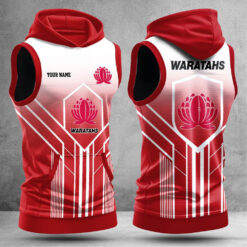 Auspiritmerch Waratahs Personalized Hooded Tank Top Gift For Fans