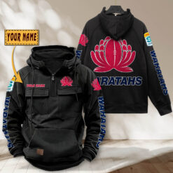 Auspiritmerch Waratahs Personalized Sports Hoodie Zipper Gift For Fans