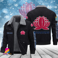 Auspiritmerch Waratahs Personalized Style Fleece Thermal Cotton Jacket