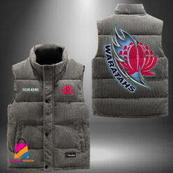 Auspiritmerch Waratahs Personalized Style Sleeveless Puffer Jacket Gift For Fans