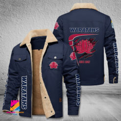 Auspiritmerch Waratahs Style Fleece Thermal Cotton Jacket