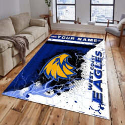 Auspiritmerch West Coast Eagles Personalized Fashion Carpet Rug Gift For Fans
