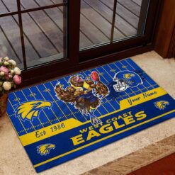 Auspiritmerch West Coast Eagles Personalized Rug Gift For Fans