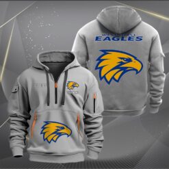 Auspiritmerch West Coast Eagles Personalized Sports Hoodie Zipper Gift For Fans
