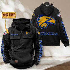 Auspiritmerch West Coast Eagles Personalized Sports Hoodie Zipper Gift For Fans