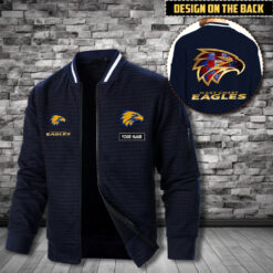 Auspiritmerch West Coast Eagles Personalized Zip Bomber Jacket For Fans