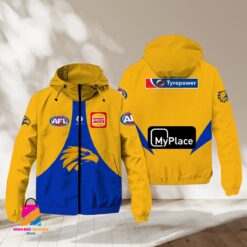 Auspiritmerch West Coast Eagles Sports Windbreaker Jacket For Fans